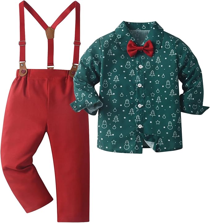 Boarnseorl Baby Boys Pants Sets, Toddler Gentleman Outfits, Infant Long Sleeve by Boarnseorl