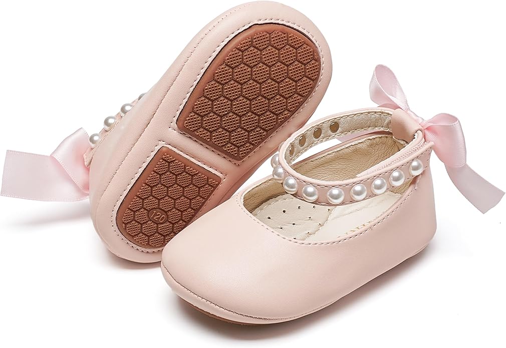 Baby Girls Mary Jane Flats by PHIRAMIN