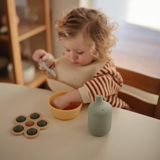 mushie 100% Silicone Baby Sippy Cup | 6 Months+ - Image 5