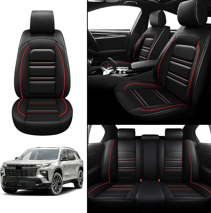 Seat Covers for Chevy Traverse 2009-2025 | 5-Seats Leather Seat Covers - Image 2