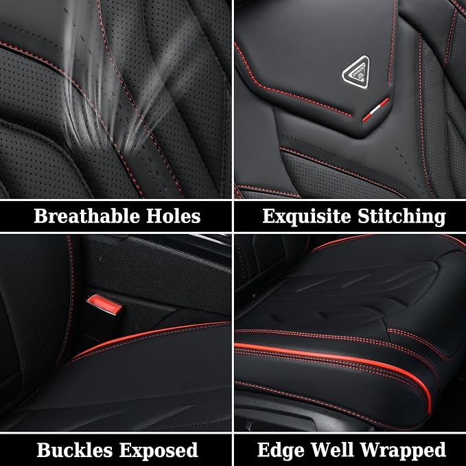 Coverado Front Car Seat Covers, Car Seat Protector Front Seats Only Auto Car - Image 8