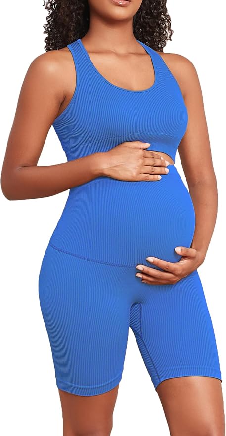 Women's Maternity 2 Piece Outfit Set by Lataly