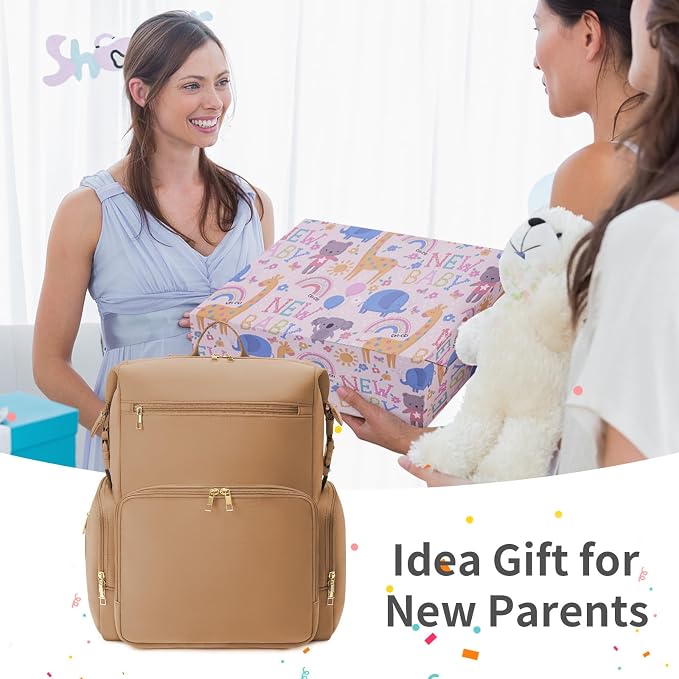 CEI-CEI Neoprene Diaper Bag Backpack Large Newborn Baby Maternity Bags - Image 9