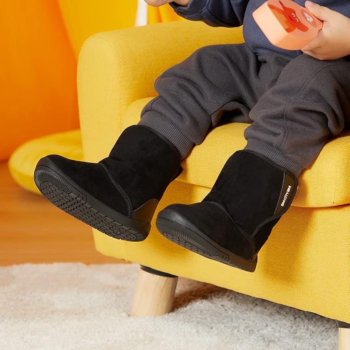 BMCiTYBM Girls Boys Snow Boots Warm Winter Fur Lined Baby Shoes - Image 3