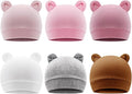 DRESHOW BQUBO 6 Pack Baby Hats for Boys Girls Unisex Baby Hat Soft Knit Cap by DRESHOW