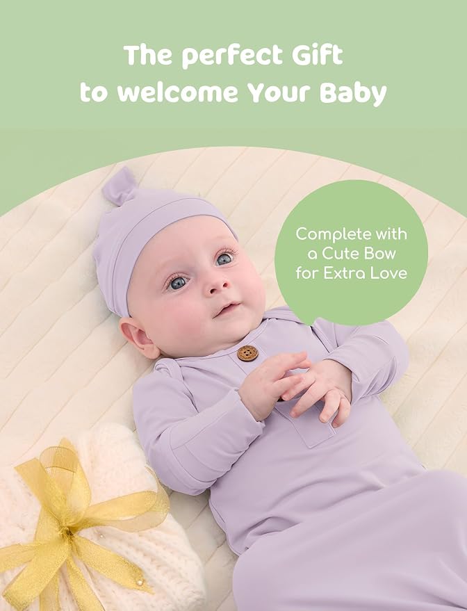 PATPAT Baby Sleeper Gown with Bamboo Viscose - Image 4