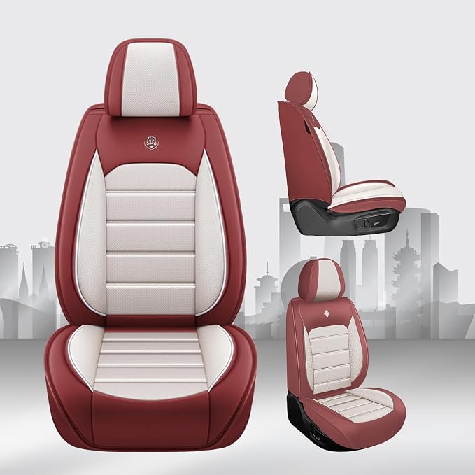 JOJ Car Seat Cover Fit for Toyota Highlander 2001-2025, 7 Seat Car Seat Cover - Image 3