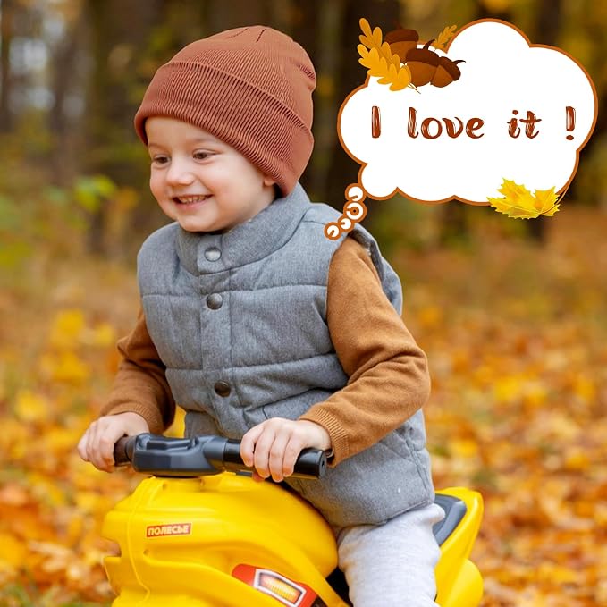 ZOORON Toddler Beanie Baby Boys Girls Beanies Kids Winter Hats Children Knit - Image 5