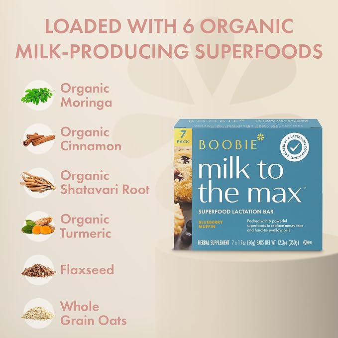 Boobie Bar Superfood Blueberry Muffin Lactation Bar - Image 4