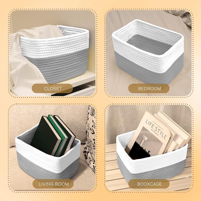 Hopegiver 3 Pack Storage Baskets - Image 7