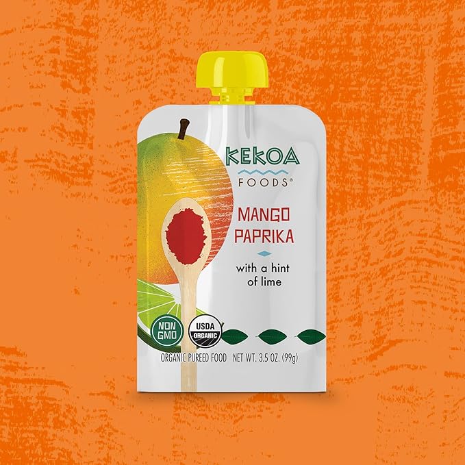 Kekoa Foods 100% USDA Certified-Organic Vegetarian Baby Food Puree Variety - Image 4