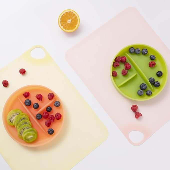 Olababy Fold N Go Silicone Placemat w Travel Case | Dishwasher Safe, BPA Free - Image 7