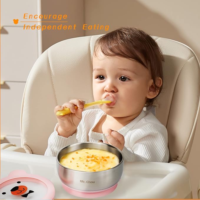 MR. CHOU Food-Grade Stainless Steel Baby Bowls - Image 6