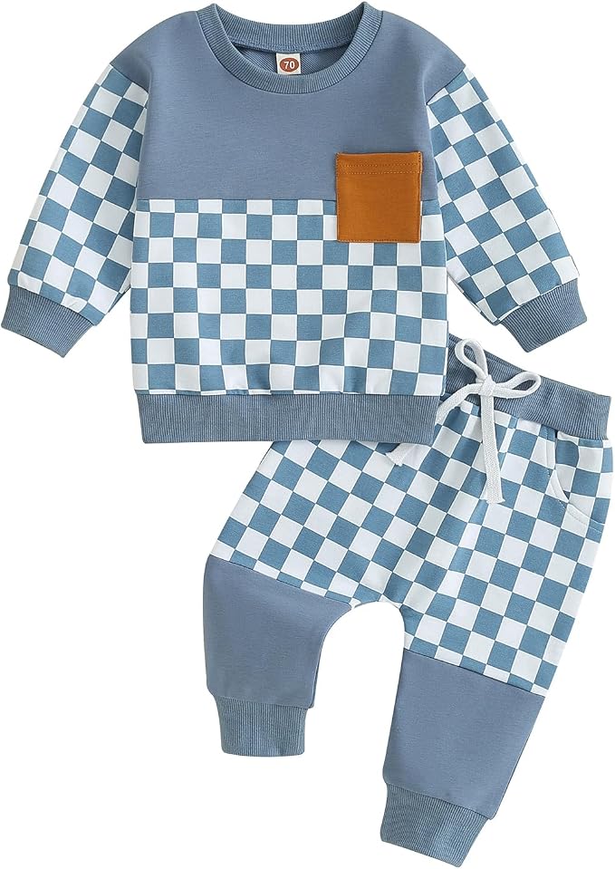 Fernvia Toddler Baby Girl Clothes 3 6 9 12 18 24 Months Fall Outfits Solid Long by Fernvia