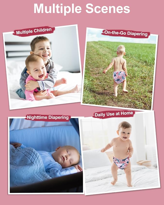 babygoal Cloth Diaper Covers 6 Pack - Image 5