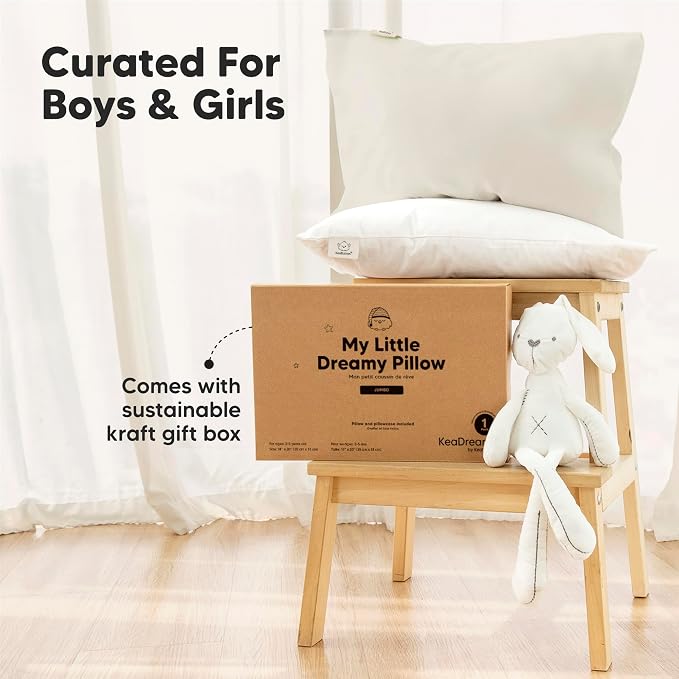 KeaBabies Toddler Pillow with Pillowcase, Jumbo 14X20 - Image 9