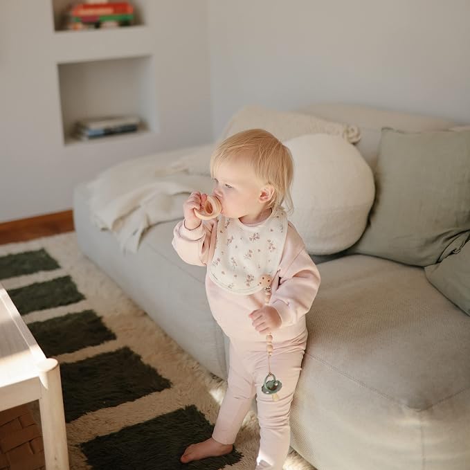mushie Muslin Baby Bib | Soft Cotton - Image 4