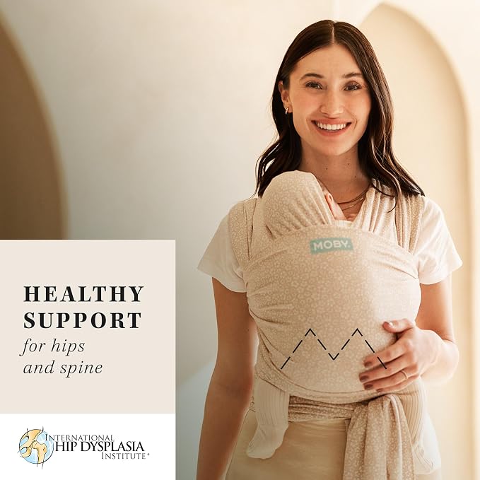 Moby Baby Wrap Carrier Classic for Newborns to Toddlers, Infant Sling Carrier - Image 3