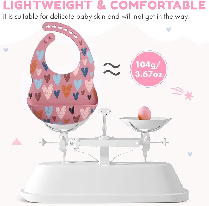 BPA-Free Silicone Baby Bibs - Image 5