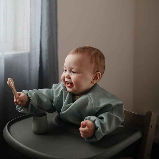 mushie Silicone First Feeding Baby Spoons | 2 Pack - Image 6