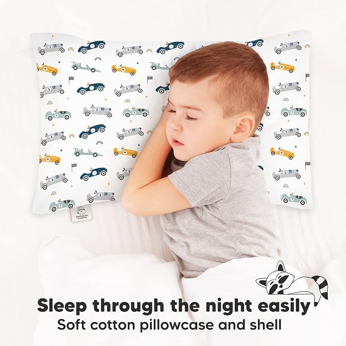 KeaBabies Toddler Pillow with Pillowcase, Jumbo 14X20 - Image 7