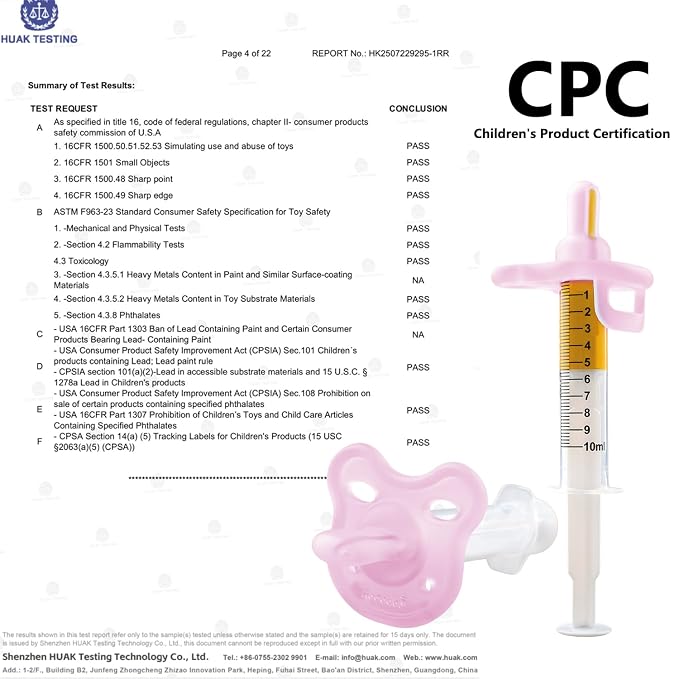 Baby Medicine Dispenser, Baby Medicine Syringe, 0 Months and up Baby Pacifiers - Image 7
