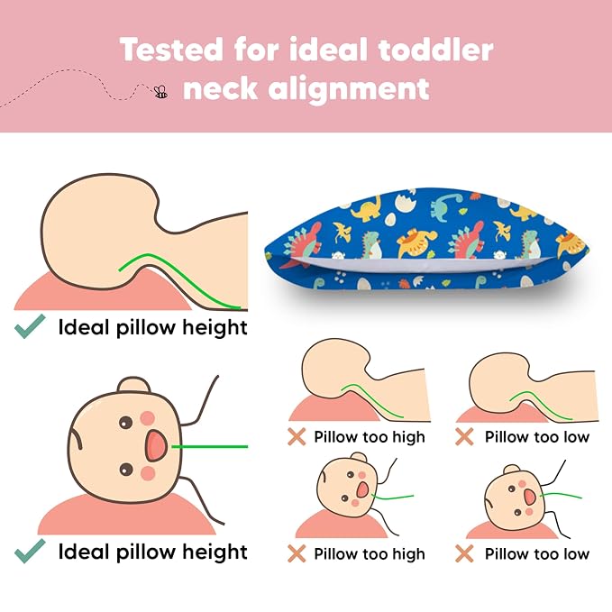 Toddler Pillow with Pillowcase - Image 6