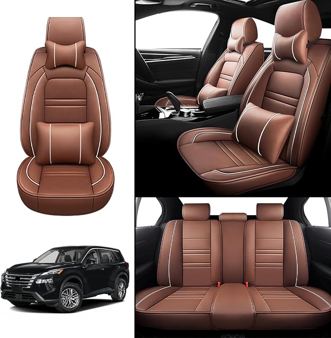 Car Seat Covers for Nissan Car Rogue 2008-2025 | 5-Seats Seat Covers, - Image 2