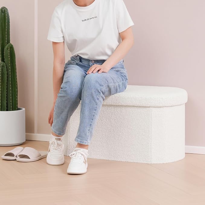 B FSOBEIIALEO Ottoman with Storage - Image 5