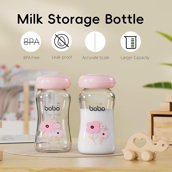 YOHKOH Glass Breast Milk Storage Bottles - Image 2