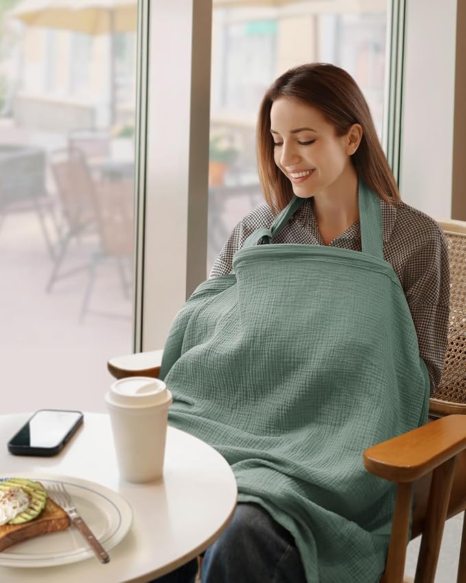 Blissful Diary Muslin Nursing Cover - Image 4