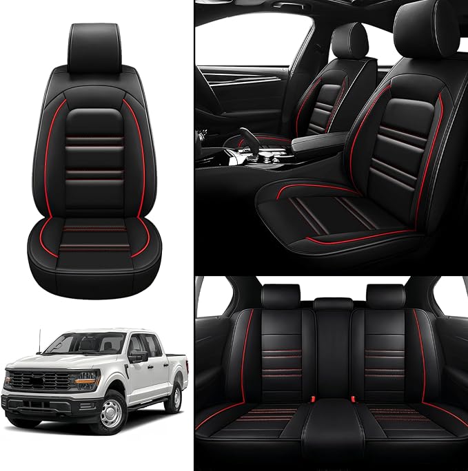 Seat Covers for Ford f150 2003-2025 | 5-Seats Leather Seat Covers - Image 2