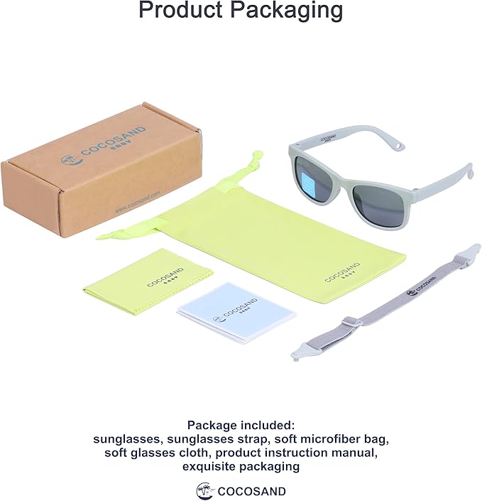 COCOSAND Flexible Baby Sunglasses - Image 2