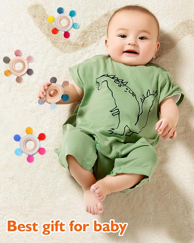 akolik Baby Teething Toys, Teething Relief Toy, BPA Free Baby Chew Toys Infant - Image 7