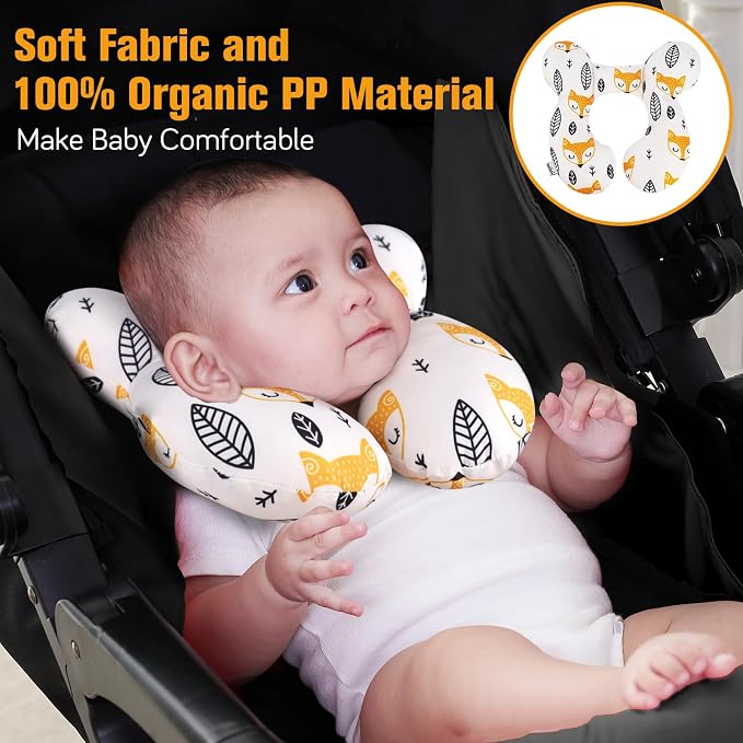 KAKIBLIN Baby Neck Pillow, Upgraded Baby Support Pillow - Image 2