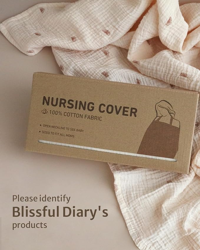 Blissful Diary Muslin Nursing Cover - Image 7