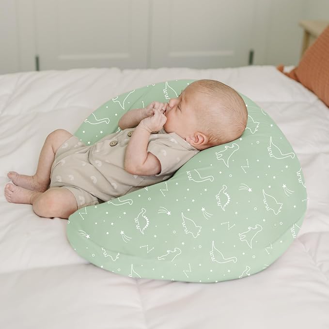 Konssy 2 Pack Nursing Pillow Covers, Stretchy and Soft Nursing Cover - Image 4