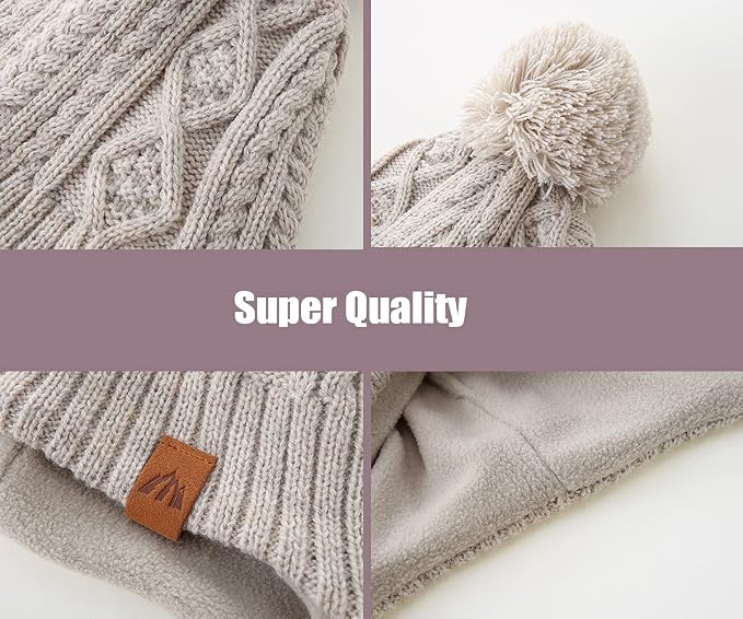 LMLALML Boys Winter Hat Earflap Knitted Beanie - Image 5