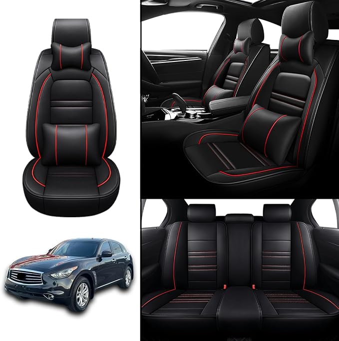 Car Seat Covers for Infiniti fx35 2003-2012 | 5-Seats Seat Covers, Waterproof - Image 2