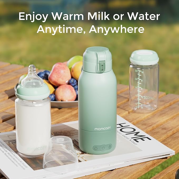 Momcozy Portable Milk Warmer for Travel – Dual Heating Modes for Breast Milk & - Image 9