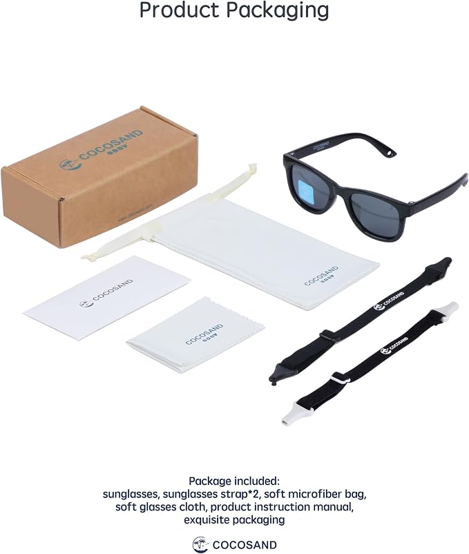 COCOSAND Flexible Baby Sunglasses - Image 2