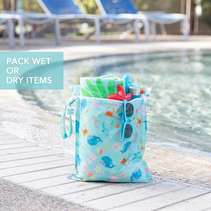Bumkins - Waterproof Wet Bag & Clear Travel Bags - - Image 4