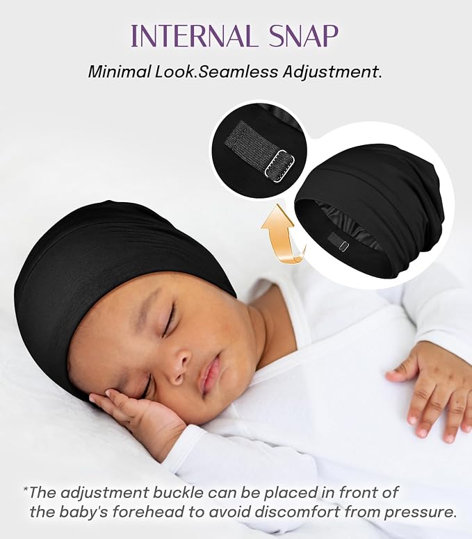 OLESILK Silk Baby Bonnet for 0-6 Months - Image 6