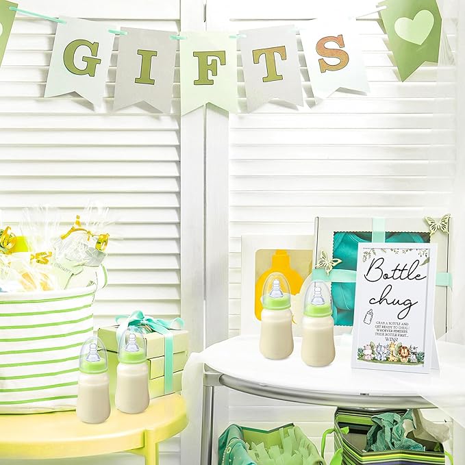 Roowest Bottle Chug Baby Shower Game Favors Including Safari Animals Theme - Image 6