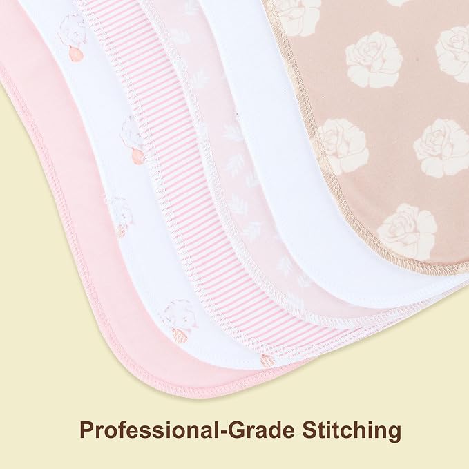2-in-1 Burp Cloths and Baby Bibs - Image 5