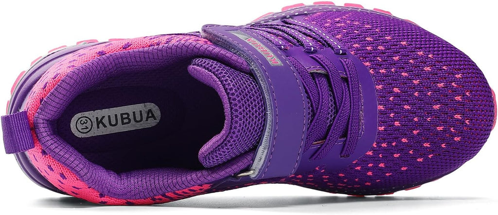 KUBUA Kids Sneakers for Boys Girls Running Tennis Shoes Lightweight Breathable - Image 3