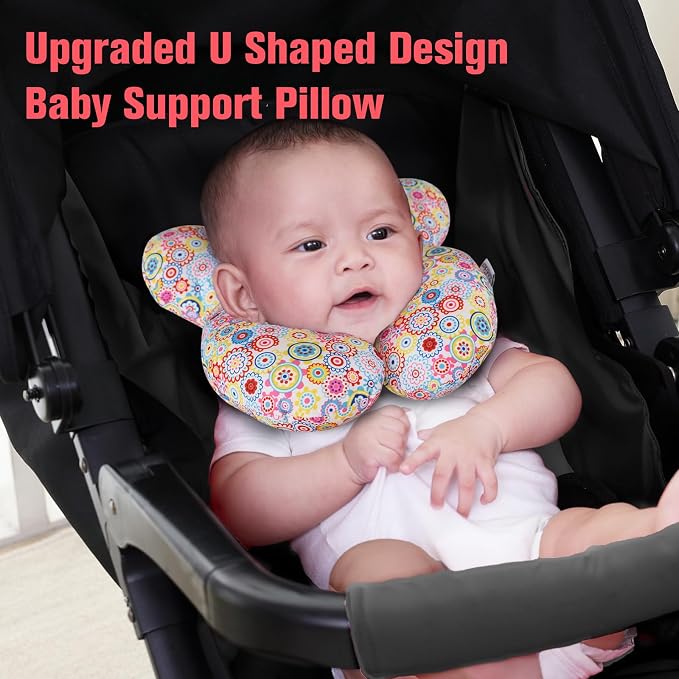 KAKIBLIN Baby Neck Pillow, Upgraded Baby Support Pillow, Baby Neck Support - Image 3
