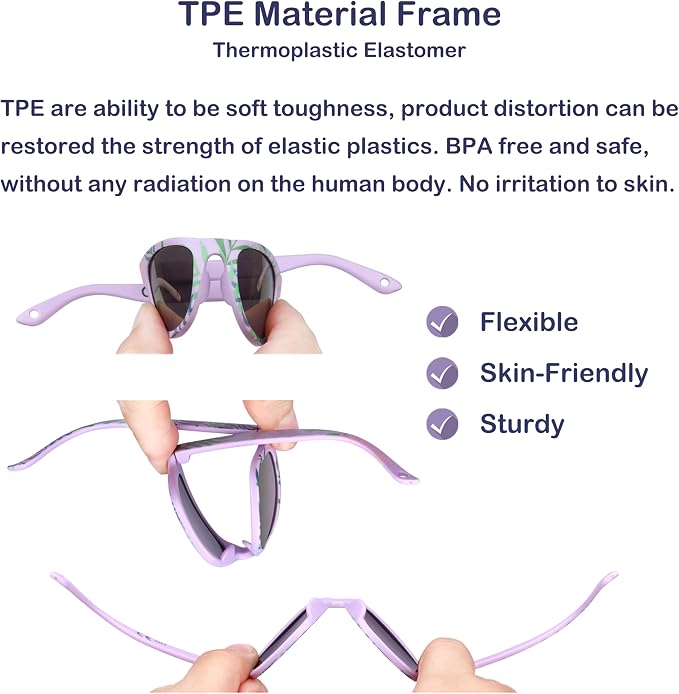 COCOSAND Flexible Baby Sunglasses - Image 3