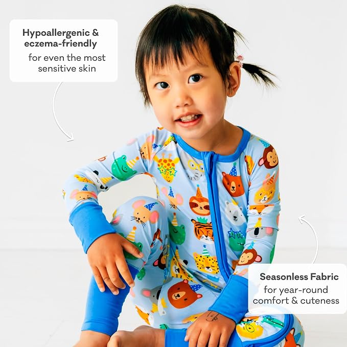 Little Sleepies Pajamas for Baby Boys & Girls, Viscose from Bamboo Baby Pajamas - Image 5