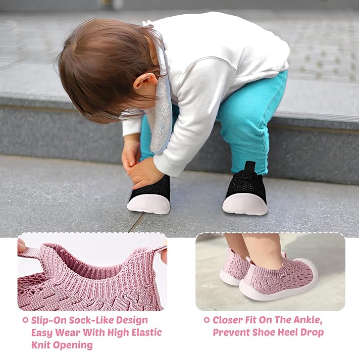 Baby Walking Shoes Toddler Girl Boy Soft Sole Breathable Cotton Canvas Shoes - Image 2